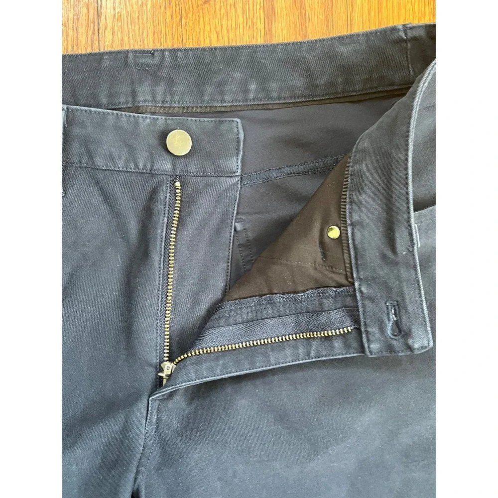 Lululemon Mens ABC Pants Slim Fit Blue Utilitech Performance Canvas‎ Office Work